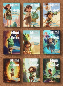 Zestaw - Mimi i Smok - Kolekcja (Tom 1 - 9) - Bajka dla dzieci w formacie PDF